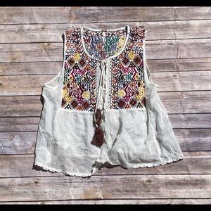 Free People Lace Tank Size Xs
